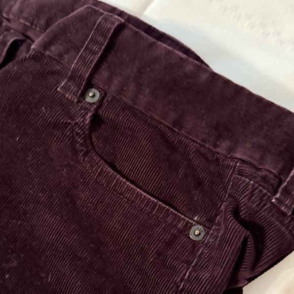 J Crew Deep Burgundy Corduroy Pants - Picture 3 of 5